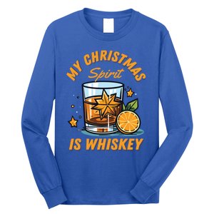 My Christmas Spirit Is Whiskey Christmas Gift Long Sleeve Shirt