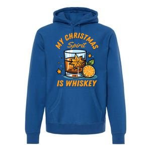 My Christmas Spirit Is Whiskey Christmas Gift Premium Hoodie