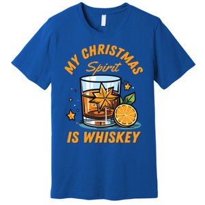 My Christmas Spirit Is Whiskey Christmas Gift Premium T-Shirt