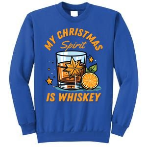 My Christmas Spirit Is Whiskey Christmas Gift Tall Sweatshirt