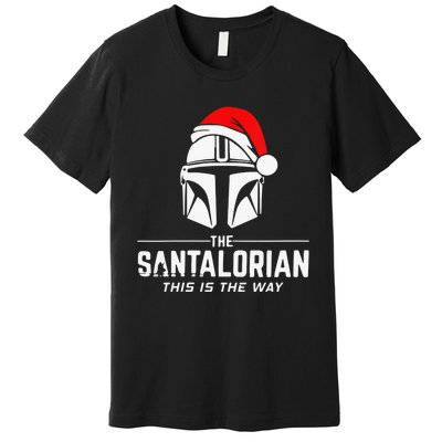 Merry Christmas Santalorian Santa V-Neck Premium T-Shirt