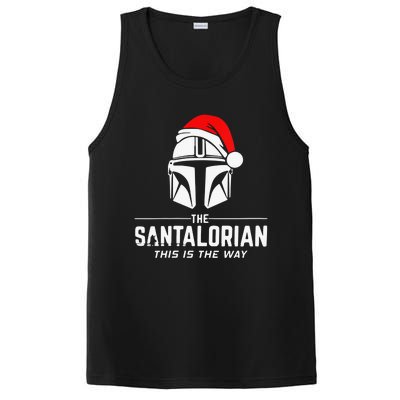 Merry Christmas Santalorian Santa V-Neck PosiCharge Competitor Tank