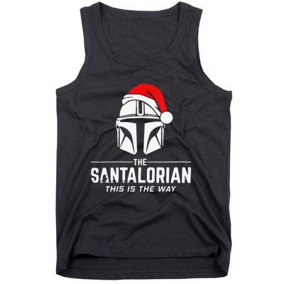 Merry Christmas Santalorian Santa V-Neck Tank Top