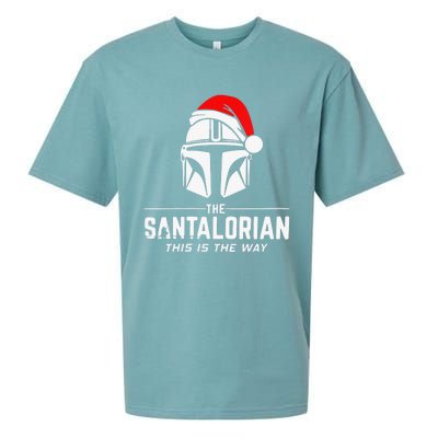 Merry Christmas Santalorian Santa V-Neck Sueded Cloud Jersey T-Shirt