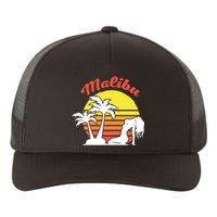 Malibu California Summer Vacation Beach Theme Yupoong Adult 5-Panel Trucker Hat