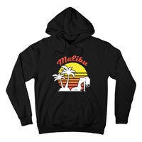 Malibu California Summer Vacation Beach Theme Hoodie