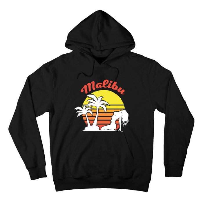 Malibu California Summer Vacation Beach Theme Hoodie