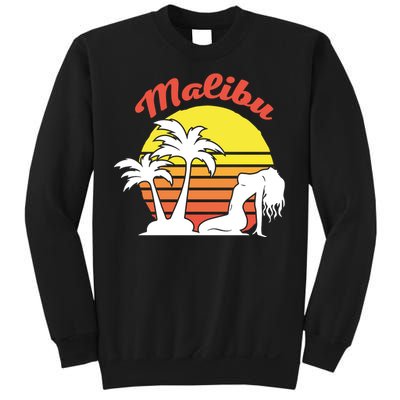 Malibu California Summer Vacation Beach Theme Sweatshirt