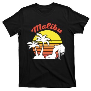 Malibu California Summer Vacation Beach Theme T-Shirt