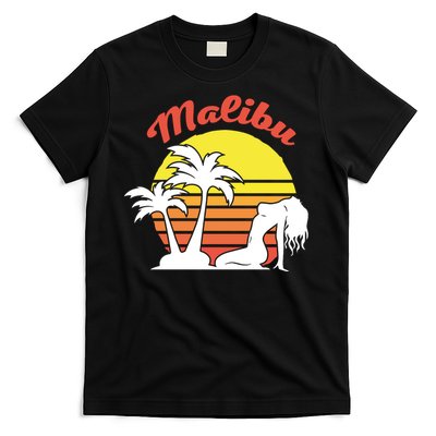 Malibu California Summer Vacation Beach Theme T-Shirt