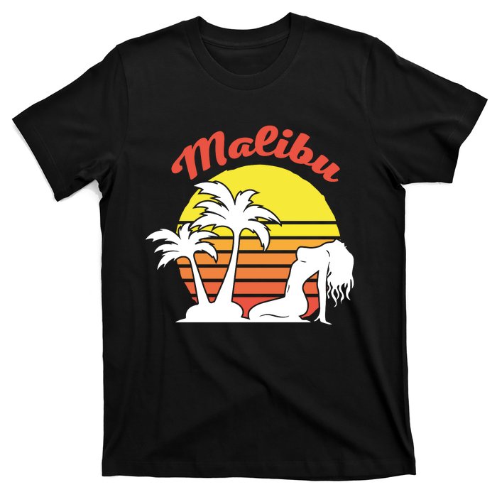 Malibu California Summer Vacation Beach Theme T-Shirt