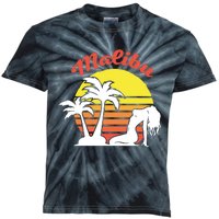 Malibu California Summer Vacation Beach Theme Kids Tie-Dye T-Shirt