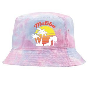 Malibu California Summer Vacation Beach Theme Tie-Dyed Bucket Hat