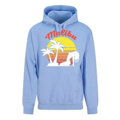 Malibu California Summer Vacation Beach Theme Unisex Surf Hoodie