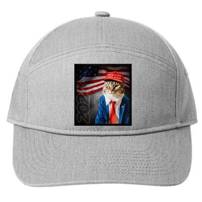 Make Cats Safe Again Usa 2024 7-Panel Snapback Hat