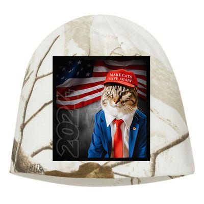 Make Cats Safe Again Usa 2024 Kati - Camo Knit Beanie