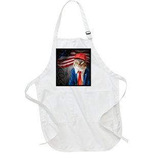 Make Cats Safe Again Usa 2024 Full-Length Apron With Pockets