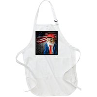 Make Cats Safe Again Usa 2024 Full-Length Apron With Pockets