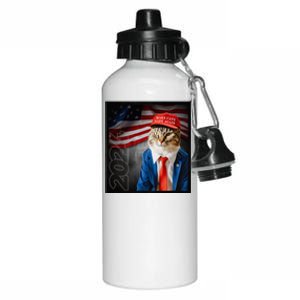 Make Cats Safe Again Usa 2024 Aluminum Water Bottle