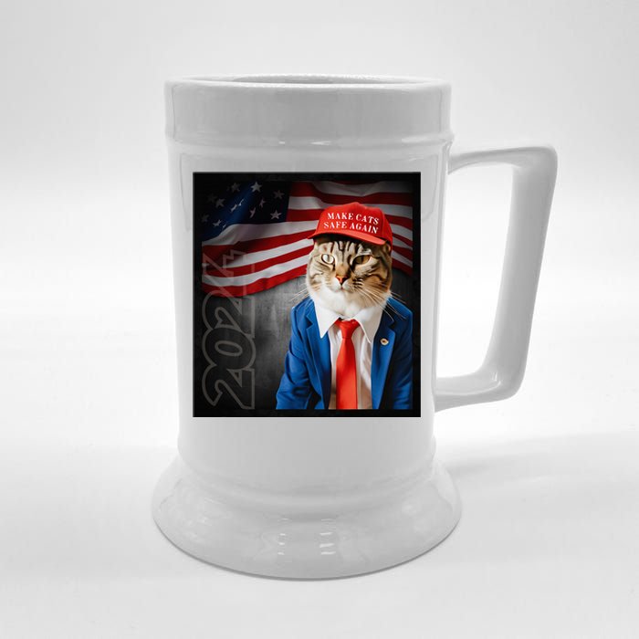 Make Cats Safe Again Usa 2024 Beer Stein