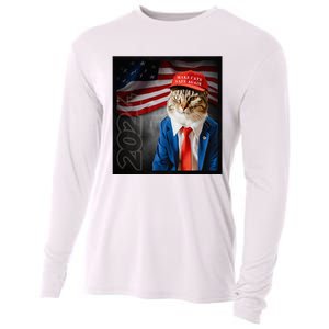 Make Cats Safe Again Usa 2024 Cooling Performance Long Sleeve Crew