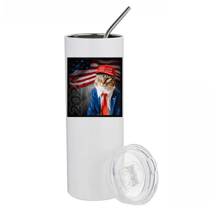 Make Cats Safe Again Usa 2024 Stainless Steel Tumbler