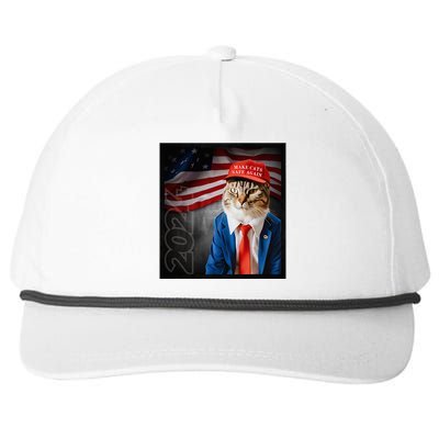 Make Cats Safe Again Usa 2024 Snapback Five-Panel Rope Hat