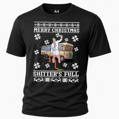 Christmas Vacation, Merry Christmas Shitters Full, Christmas Ugly Cooling Performance Crew T-Shirt
