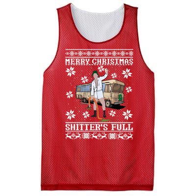 Christmas Vacation, Merry Christmas Shitters Full, Christmas Ugly Mesh Reversible Basketball Jersey Tank