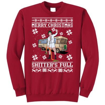 Christmas Vacation, Merry Christmas Shitters Full, Christmas Ugly Tall Sweatshirt