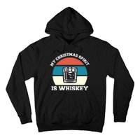 My Christmas Spirit Is Whiskey Liquor Drinker Christmas Hoodie