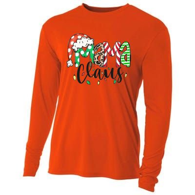 Mama Claus Santa Hat Christmas Mom Winter Holiday Gift Cooling Performance Long Sleeve Crew