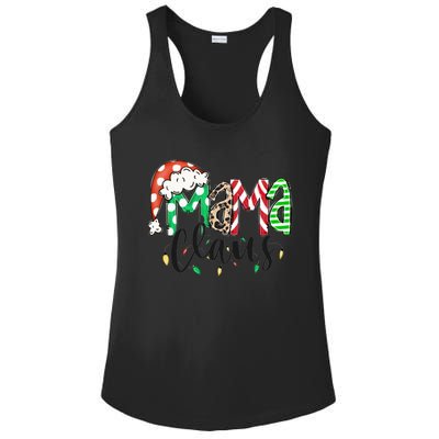 Mama Claus Santa Hat Christmas Mom Winter Holiday Gift Ladies PosiCharge Competitor Racerback Tank