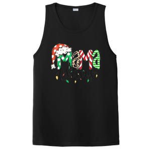 Mama Claus Santa Hat Christmas Mom Winter Holiday Gift PosiCharge Competitor Tank