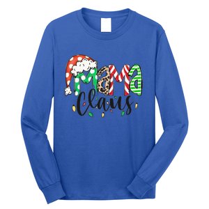 Mama Claus Santa Hat Christmas Mom Winter Holiday Gift Long Sleeve Shirt