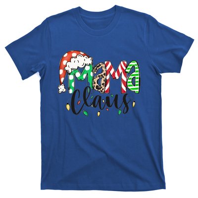 Mama Claus Santa Hat Christmas Mom Winter Holiday Gift T-Shirt