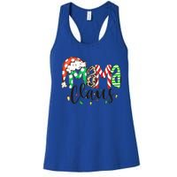 Mama Claus Santa Hat Christmas Mom Winter Holiday Gift Women's Racerback Tank