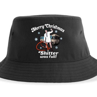 Christmas Vacation Merry Christmas Shitters Full Christmas Ugly Sustainable Bucket Hat