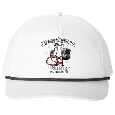 Christmas Vacation Merry Christmas Shitters Full Christmas Ugly Snapback Five-Panel Rope Hat