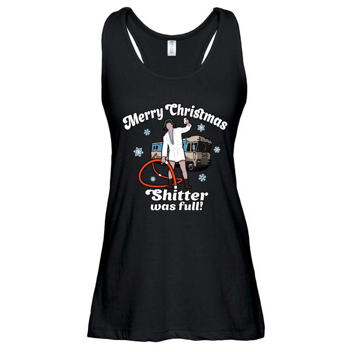 Christmas Vacation Merry Christmas Shitters Full Christmas Ugly Ladies Essential Flowy Tank