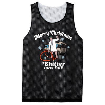 Christmas Vacation Merry Christmas Shitters Full Christmas Ugly Mesh Reversible Basketball Jersey Tank