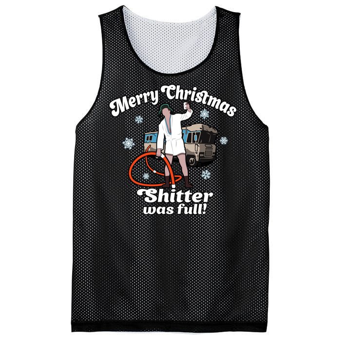 Christmas Vacation Merry Christmas Shitters Full Christmas Ugly Mesh Reversible Basketball Jersey Tank