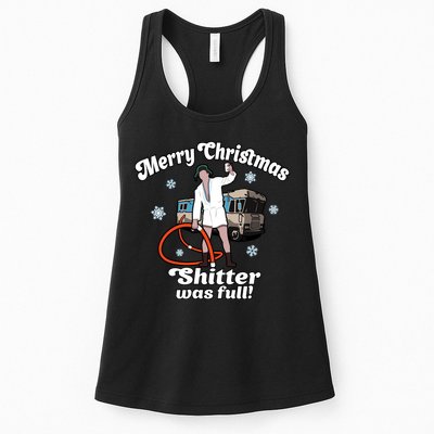 Christmas Vacation Merry Christmas Shitters Full Christmas Ugly Womens Tank Top