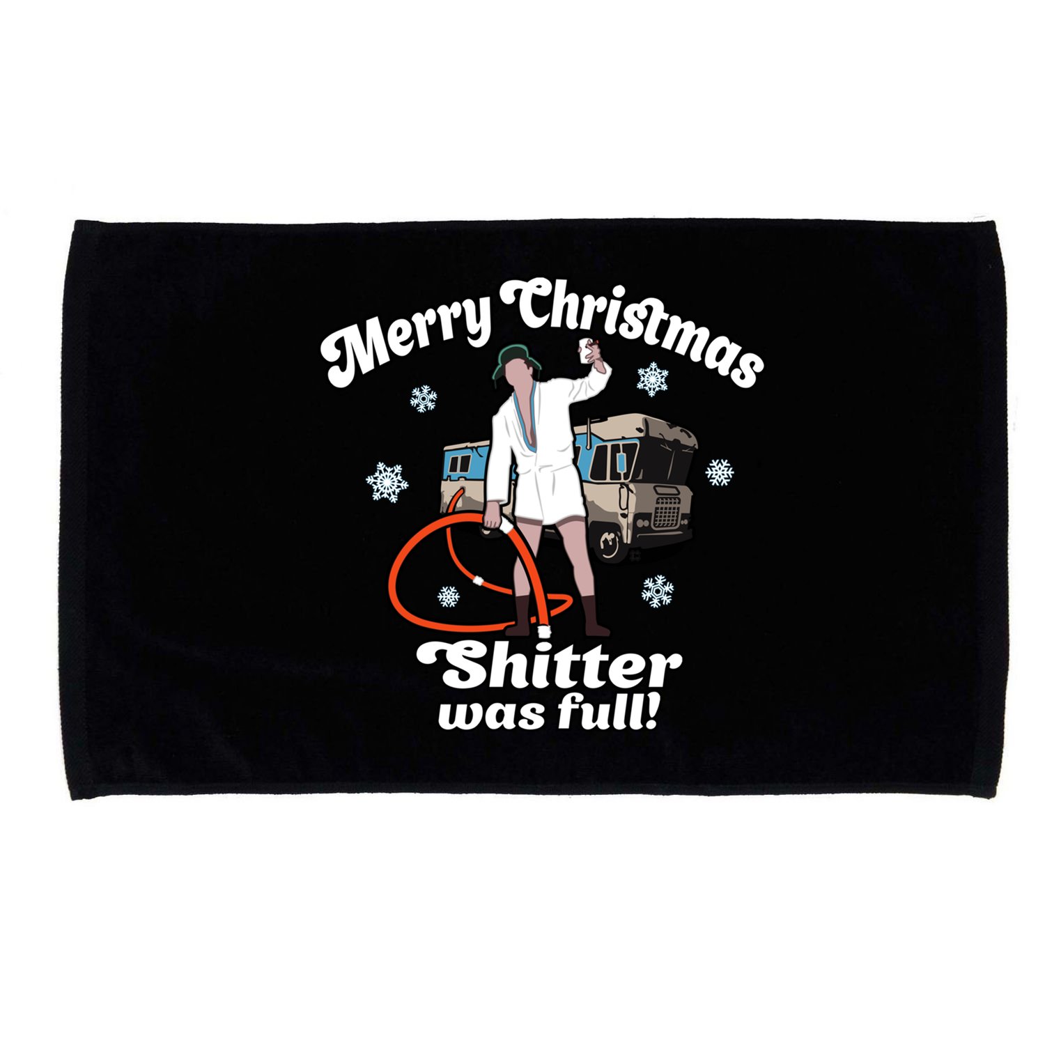 Christmas Vacation Merry Christmas Shitters Full Christmas Ugly Microfiber Hand Towel