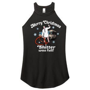 Christmas Vacation Merry Christmas Shitters Full Christmas Ugly Women's Perfect Tri Rocker Tank