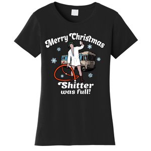 Christmas Vacation Merry Christmas Shitters Full Christmas Ugly Women's T-Shirt