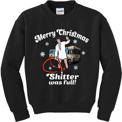 Christmas Vacation Merry Christmas Shitters Full Christmas Ugly Kids Sweatshirt