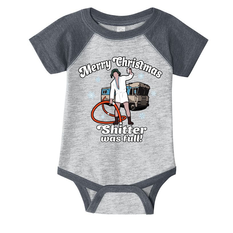 Christmas Vacation Merry Christmas Shitters Full Christmas Ugly Infant Baby Jersey Bodysuit