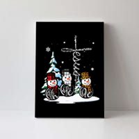 Merry Christmas Snowmen Faith Hope Love Christmas Canvas