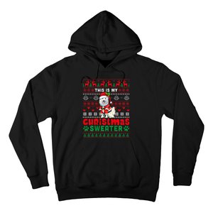 My Christmas Sweater Costume Santa Samoyed Lover Owner Hoodie